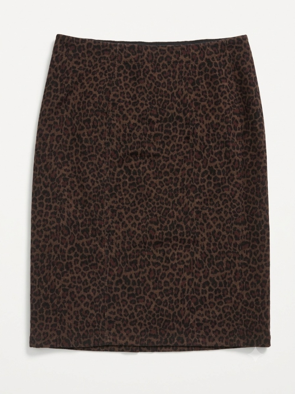 Liverpool Brown Leopard-Print Pencil Skirt
